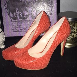 New BCBGeneration 💋Leather red heels 👠